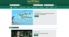 Desktop Screenshot of participar.srv.br