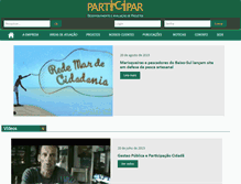 Tablet Screenshot of participar.srv.br